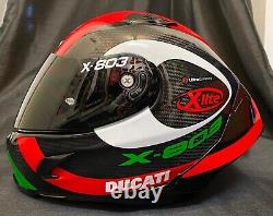 £160 OFF X-Lite X803RS Carbon HATTRICK Ducati FREE Stickers Motorbike Helmet
