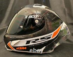 2022 X-Lite X803RS Carbon Hot Lap FREE KTM Stickers DARK Visor Motorbike Helmet