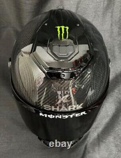 5% off SHARK SPARTAN RS Gloss Carbon with MONSTER STICKERS Motorbike Helmet