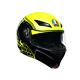 AGV Compact-ST Detroit Flip Front Motorbike Motorcycle Helmet Flo Yellow / Bla