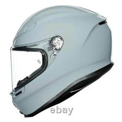 AGV K6 Full Face Motorcycle Motorbike Helmet Plain Gloss Nardo Grey