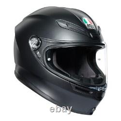 AGV K6 Solid Full Face Motorcycle Motorbike Helmet Matt Black