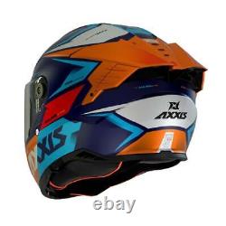 AXXIS Hawk Evo SV Sport Cheap Motorbike Helmet Racing Spoiler Sun Visor ECE22.06