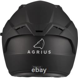 Agrius Wrath Motorcycle Helmet ACU Gold Approved Motorbike Sun Visor Full Face