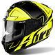 Airoh St701 Way Gloss Yellow Tricomposite Motorcycle Motorbike Bike Helmet