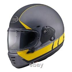 Arai Rapide Speedblock Full Face Motorcycle Motorbike Helmet Black/Yellow