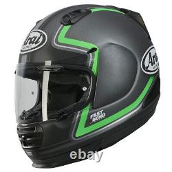 Arai Rebel Trophy Grey / Green Motorcycle Motorbike Helmet