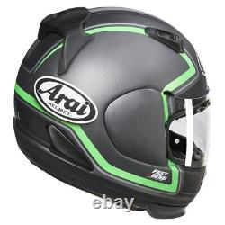 Arai Rebel Trophy Grey / Green Motorcycle Motorbike Helmet