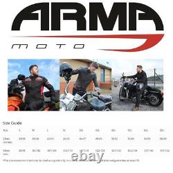 Armr Retoro Leather Motorcycle Jacket Wine Motorbike Bike Retro Jackets