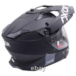 Axor X Cross Matt Black Adventure Motorcycle Motorbike Bike Full Face Helmet