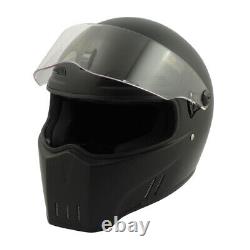 Bandit Alien 2 II Full Face Motorcycle Motorbike Helmet Matt Black