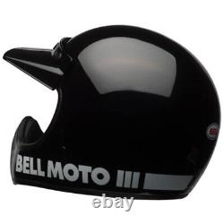 Bell 2022 Cruiser Moto 3 Classic Black Motorbike Motorcycle Helmet