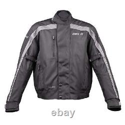 Bike It Herm Motorcycle Motorbike Waterproof Bomber Jacket Black