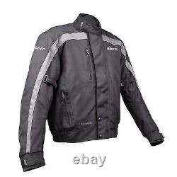 Bike It Herm Motorcycle Motorbike Waterproof Bomber Jacket Black