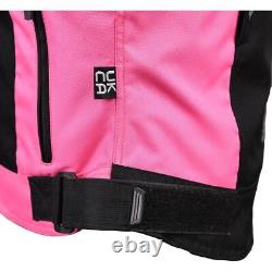 Bike It Insignia Ladies Moto Motorcycle Motorbike Jacket Pink