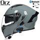 Bluetooth Flip Up Modular Motorbike Helmet Full Face Motorcycle Helmet ECE DOT