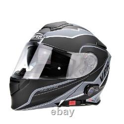 Bluetooth Motorcycle Helmet Flip Up Modular Motorbike ViPER RSV171 All Colours