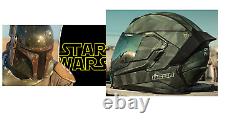 Boba Fett Star Wars Motorbike Icon Airflite Battlescar 2 Motorcycle Crash Helmet