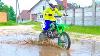 Brothers Ride Motorcycles Through Large Puddles