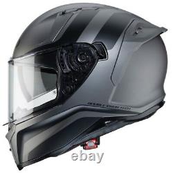 Caberg Avalon Blast Matt Grey Black Motorcycle Motorbike Bike Scooter Helmet