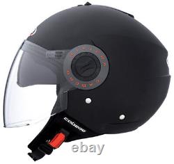 Caberg Riviera V2+ Open Face DVS Motorbike Motorcycle Helmet Matt Black