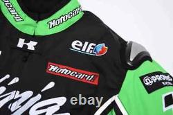 Custom Kawasaki Ninja Racing Jacket Biker Mesh Fabric Premium Protection