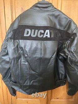 Ducati Motorbike/Motorcycle Jacket Racing Riding Leather Men Large Bike Jacket