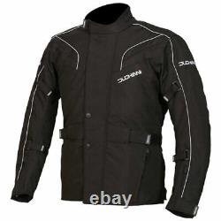 Duchinni Hurricane Motorbike Motorcycle Textile Bike Jacket Black Waterproof