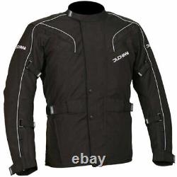 Duchinni Hurricane Motorbike Motorcycle Textile Bike Jacket Black Waterproof