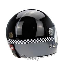 F656 Retro Full Face Motorbike ECE 22.05 Bike Rider Safety Motorcycle Helmet
