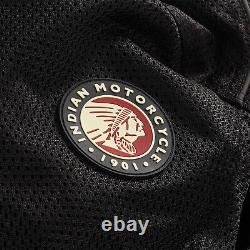 Genuine Indian Motorcycle Brand New Men's Lightweight Mesh Jacket Black