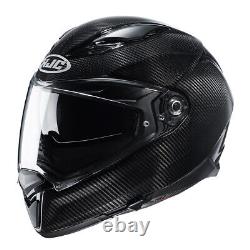HJC F70 Carbon Black Motorcycle Motorbike Helmet