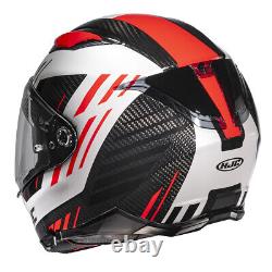 HJC F70 Kesta Carbon Red Motorcycle Motorbike Helmet