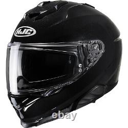 HJC i71 Motorcycle Helmet Motorbike Bike Full Face Plain Solid Lid Sun Visor ECE