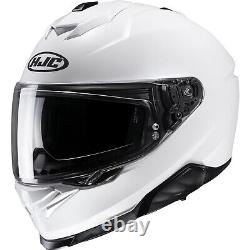 HJC i71 Motorcycle Helmet Motorbike Bike Full Face Plain Solid Lid Sun Visor ECE