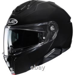 HJC i91 Plain Flip Front Motorcycle Helmet & Visor Motorbike Bike Modular Solid