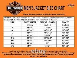 Harley Davidson Biker Jackets Leather Triple Vent Passing Motorcycle Bomber