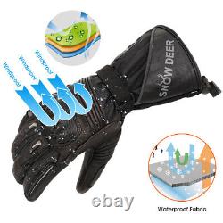 Heated Gloves Warmer Motorbike Motorcycle Battery Warmth Waterproof Windproof