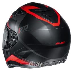 Hjc I70 Eluma Red Black Grey Motorcycle Motorbike Bike Sports Touring Helmet
