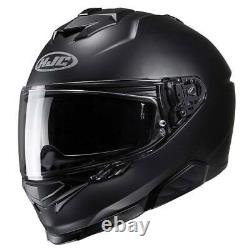 Hjc I71 Matt Black Full Face Motorcycle Motorbike Bike Sports Touring Helmet