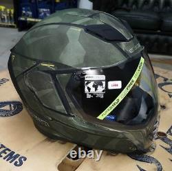Icon Airflite BattleScar 2 Military Green Full Face Motorcycle Motorbike Helmet