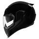 Icon Airflite Full Face Streetfighter Motorcycle Motorbike Helmet Gloss Black