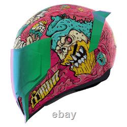 Icon Airflite MIPS Snack Attack Motorcycle Motorbike Helmet Pink