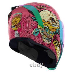 Icon Airflite MIPS Snack Attack Motorcycle Motorbike Helmet Pink