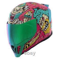 Icon Airflite MIPS Snack Attack Motorcycle Motorbike Helmet Pink