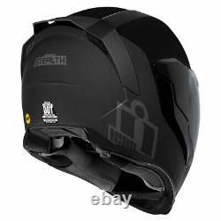 Icon Airflite MIPS Stealth Motorcycle Motorbike Helmet Black