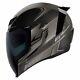 Icon Airflite Ultrabolt Motorcycle Motorbike Helmet Black