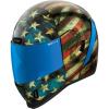 Icon Airform Old Glory Motorcycle Helmet & Visor Motorbike Bike Full Face Shield