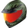 Icon Domain Tiger's Blood Motorcycle Helmet & Visor Motorbike Bike Full Face Lid