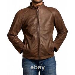 Jack Reacher Tom Cruise Brown Leather Jacket